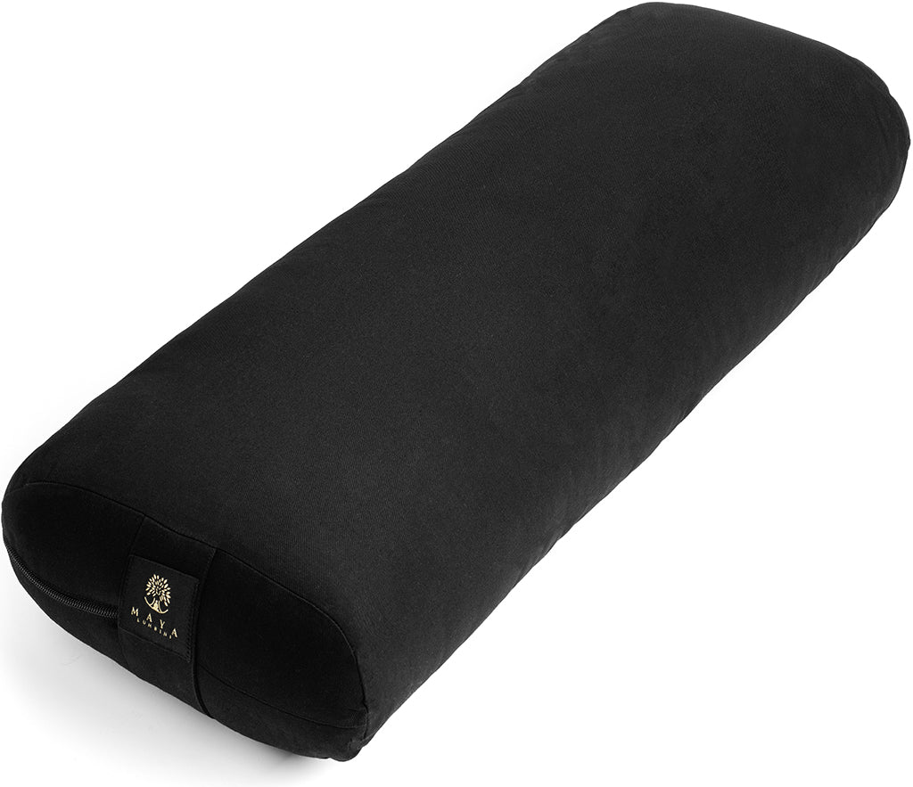 Long Yoga Round Bolster, Yoga Cushion, Large Yoga Pillow 100% Cotton, Large  Round Yoga Bolster, Yoga Gift. 